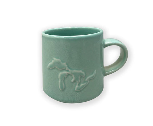 GREAT LAKES EMBOSSED MUG