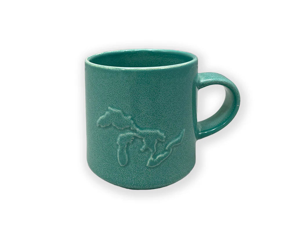 GREAT LAKES EMBOSSED MUG