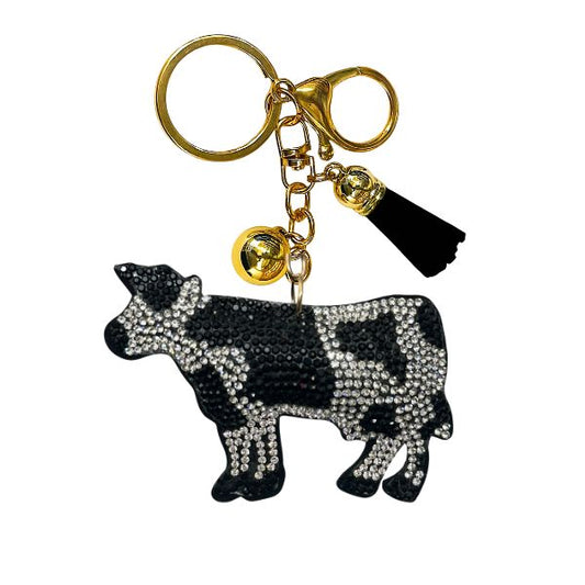 CRYSTAL KEYCHAIN - COW 4
