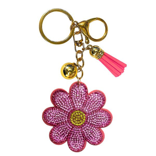 CRYSTAL KEYCHAIN - FLOWER