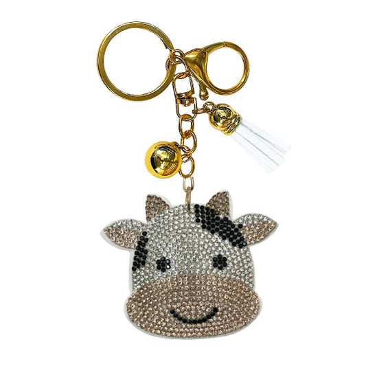 CRYSTAL KEYCHAIN - COW 3
