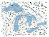 THE GREAT LAKES 500 PIECE PUZZLE