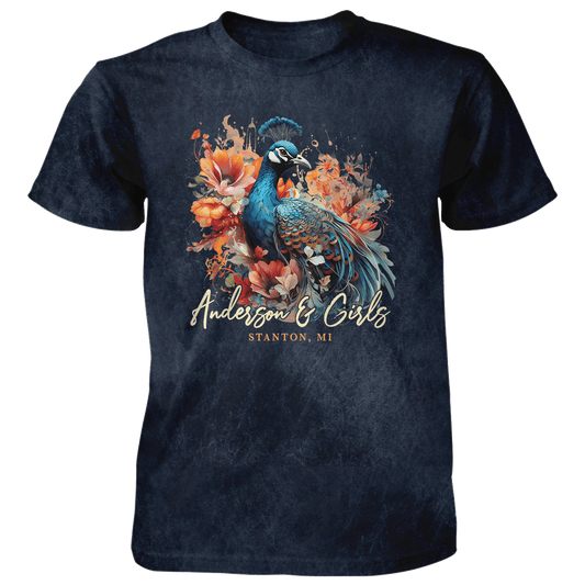 FLORA PEACOCK LOTUS TSHIRT