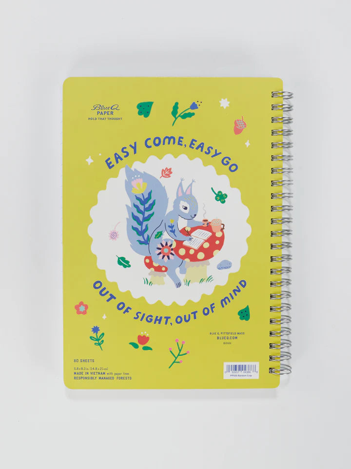RANDOM CRAP 6X8 SPIRAL NOTEBOOK