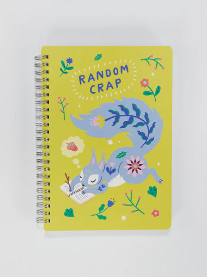 RANDOM CRAP 6X8 SPIRAL NOTEBOOK