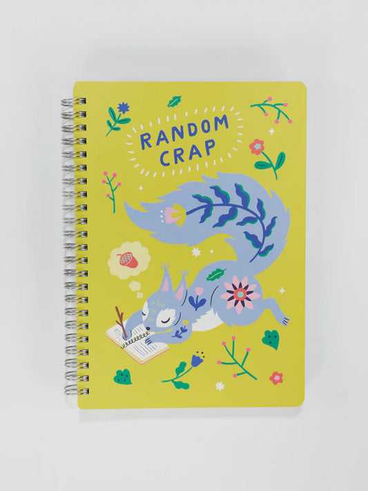 RANDOM CRAP 6X8 SPIRAL NOTEBOOK