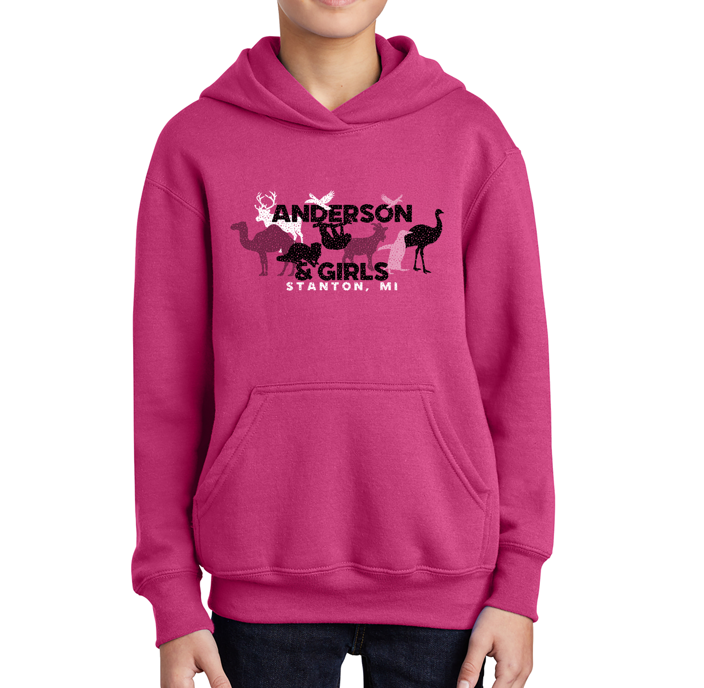 YOUTH HOODIE WILD ANIMALS