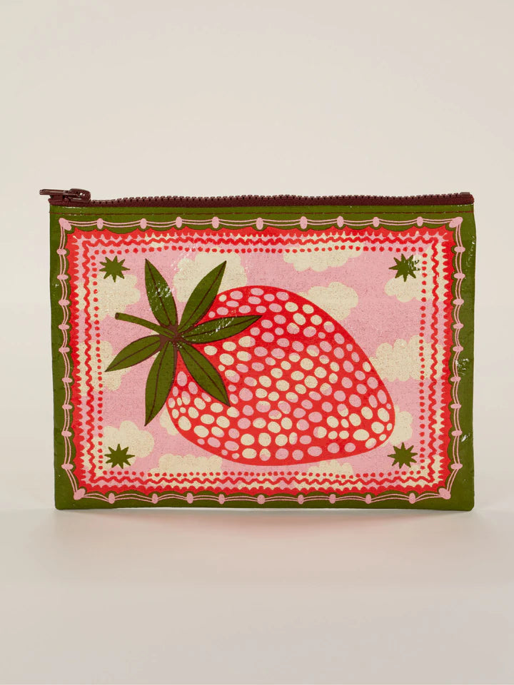 STRAWBERRY CLOUDS ZIPPER POUCH