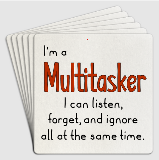 Bar Coaster 6pk - I'm a Multitasker