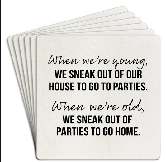 Bar Coaster 6pk - When We're Young