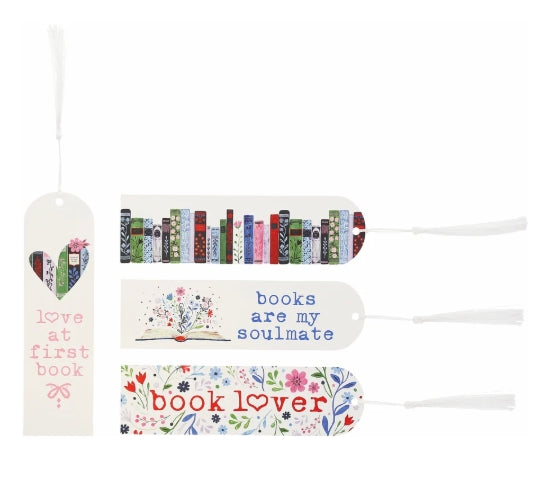 Book Lover Bookmarks with Tassel