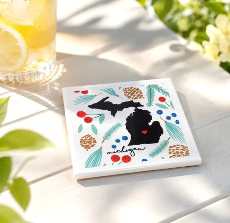 Michigan 4" Coaster