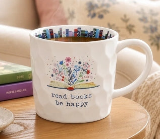 Read Books Be Happy Mug