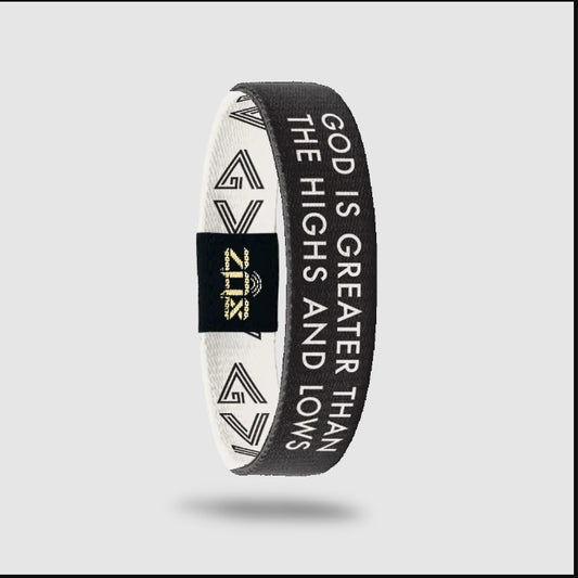 God Is Greater Bible Verse Bracelet