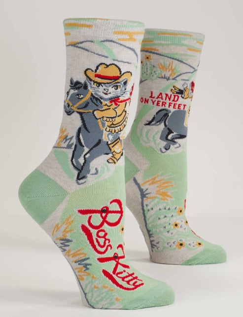 Boss Kitty Crew Socks