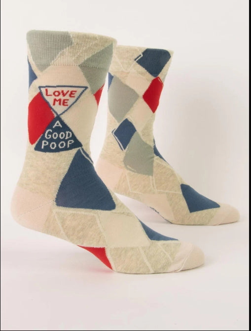 Love Me A Good Poop M-Crew Socks