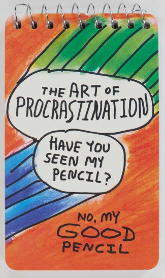 Procrastination 3x5 Spiral Notebook