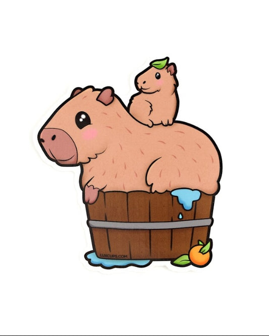 Capybara Cuties Sticker