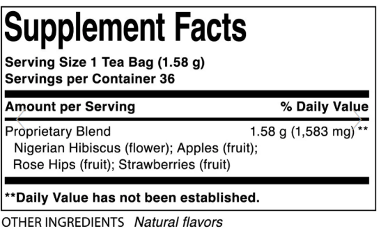 Strawberry Hibiscus (36 Tea Bags)