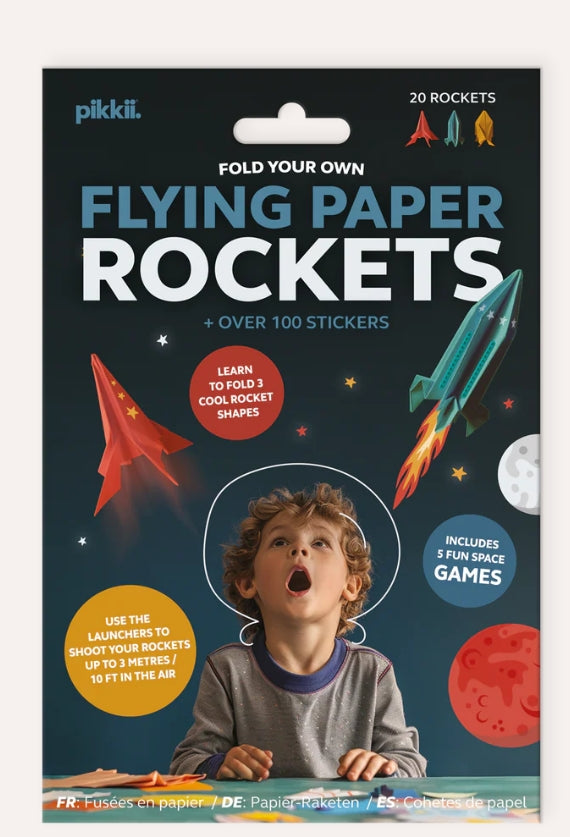 DIY Flying Paper Rockets Kit
