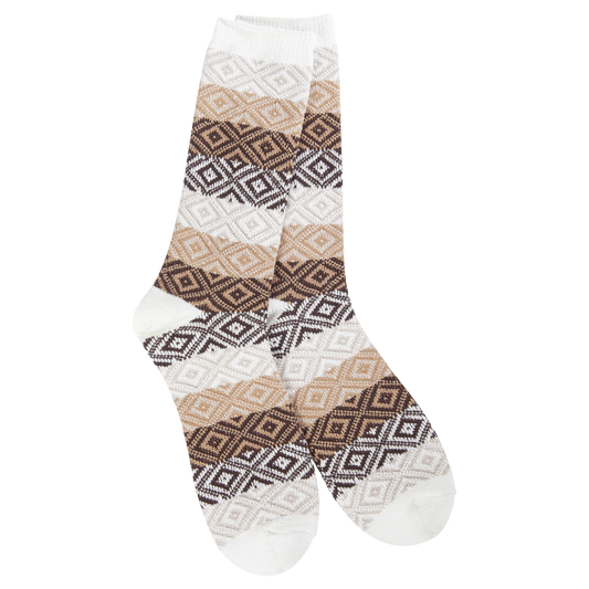 WORLDS SOFTEST CHOCOLATE MULTI SOCKS