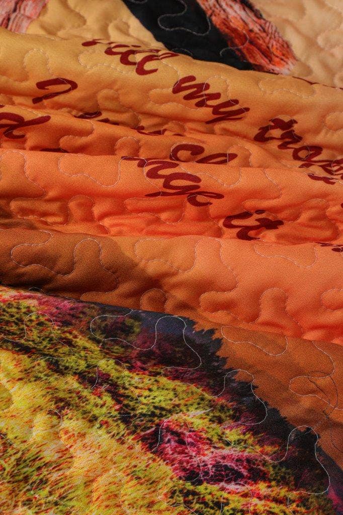 Old Rugged Cross Inspirational Quilted Throw