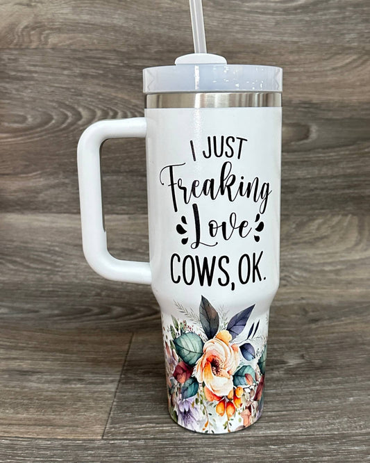 HIGHLAND COW  STAINLESS STEEL TUMBLERS CUP 40oz