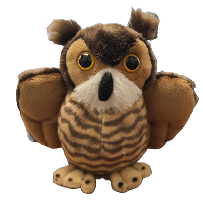 Hoot the Canned Owl Stuffed Animal Plush in Can Funny Jokes