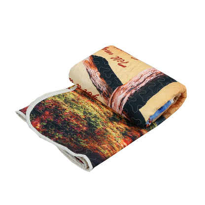 Old Rugged Cross Inspirational Quilted Throw