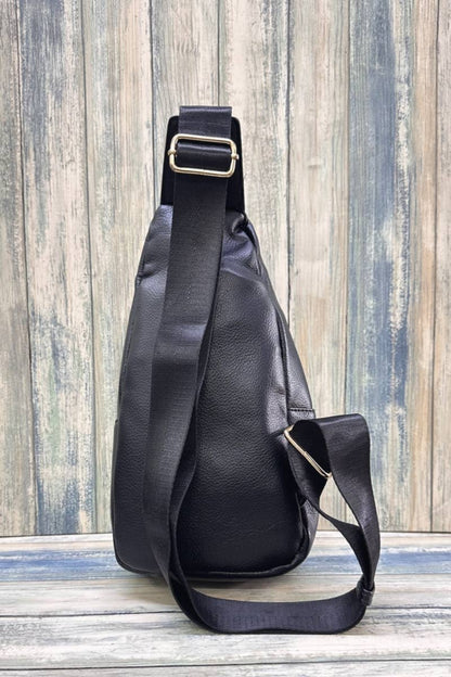 COW PRINT CROSSBODY SLING BAG PURSE