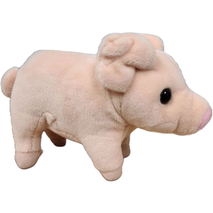 Canned Pig | Stuffed Farm Animal Plush w/Funny Jokes