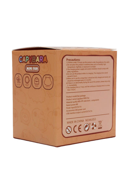Capybara Neckband Rechargeable Electric Fan