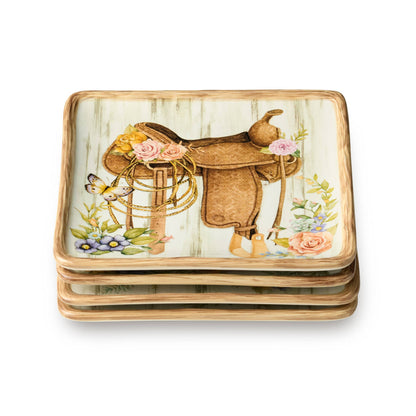 Rosewood Ranch Canape Plates, 6" 4 asst.