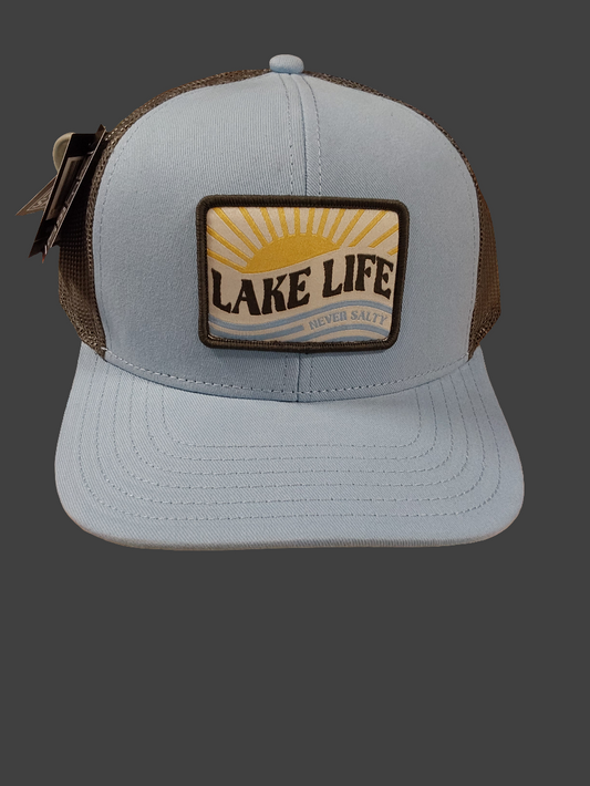LAKE LIFE TRUCKER HAT BLUE