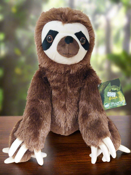15" Sitting 3 Toed Sloth