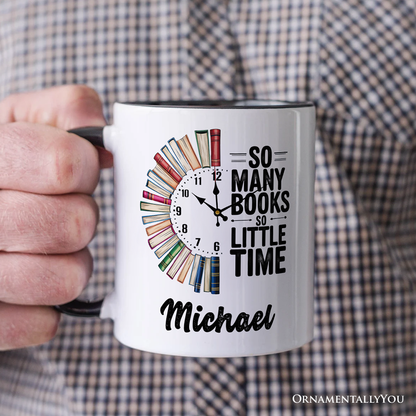 So Many Books So Little Time Personalized Mug