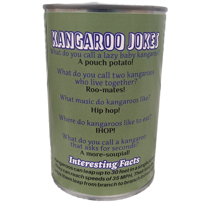 Canned Kangaroo | Stuffed Animal Plush | Funny Jokes
