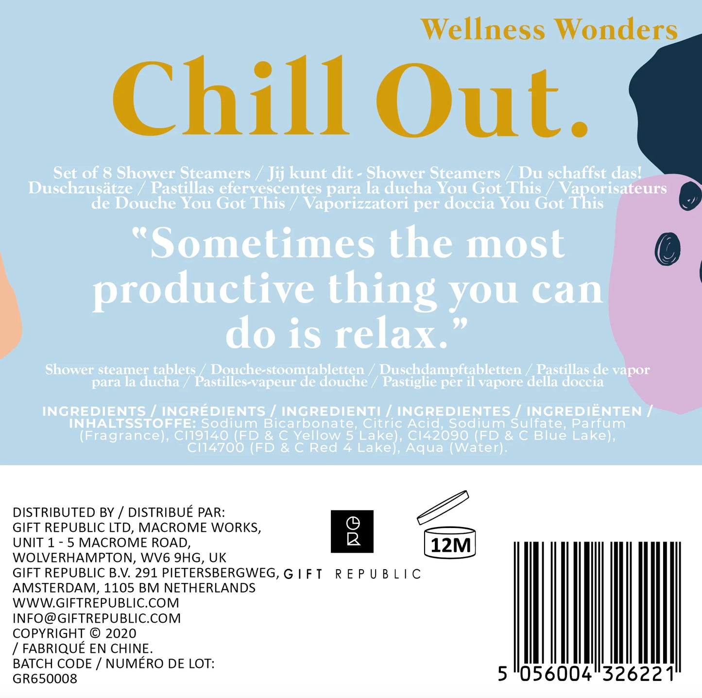 SHOWER STEAMERS CHILLOUT