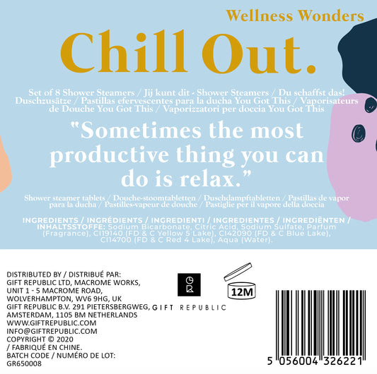SHOWER STEAMERS CHILLOUT