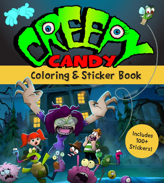 Creepy Candy Coloring & Sticker Book