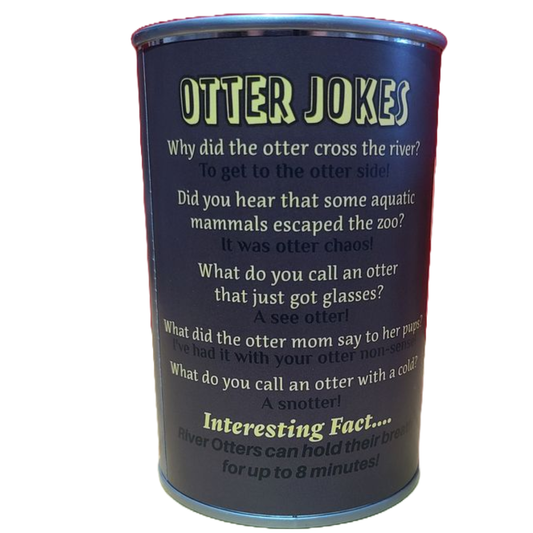 Otis the Canned Otter Stuffed Animal Plush w/Funny Jokes
