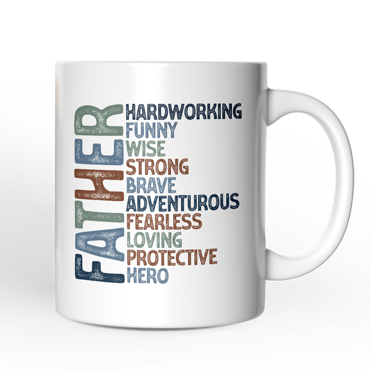 Father Definition Mug – Inspirational Gift
