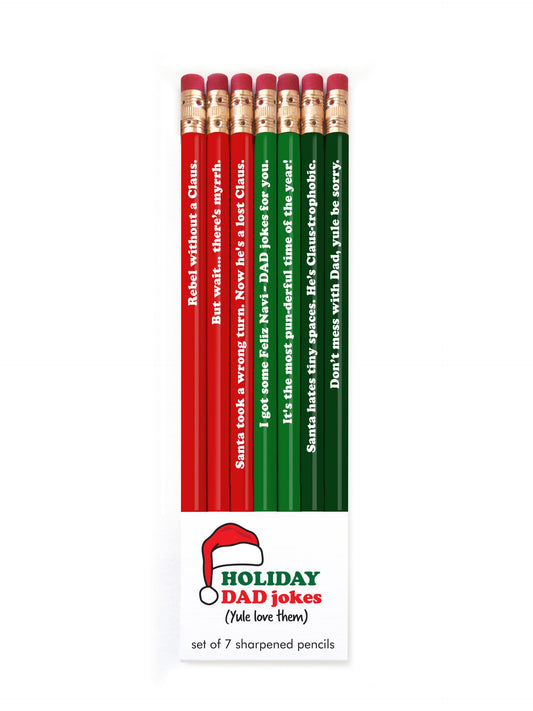 HOLIDAY DAD JOKES PENCILS