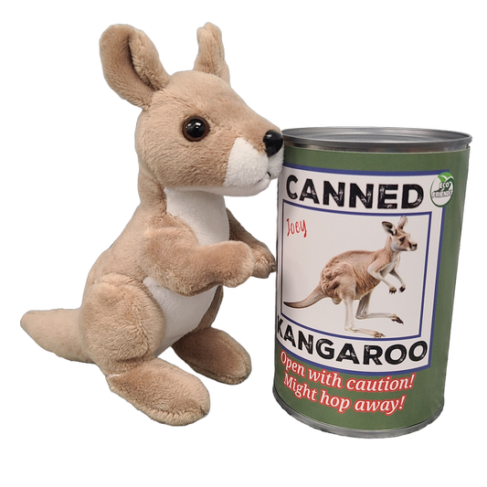 Canned Kangaroo | Stuffed Animal Plush | Funny Jokes