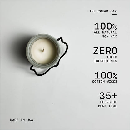 5 oz Cream Jar Candle: Coffee Break