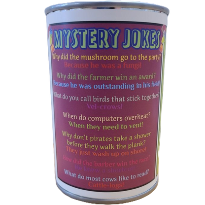 Canned Mystery | Unknown Random Plush w/Jokes | Fun Surprise