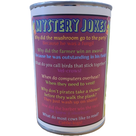 Canned Mystery | Unknown Random Plush w/Jokes | Fun Surprise