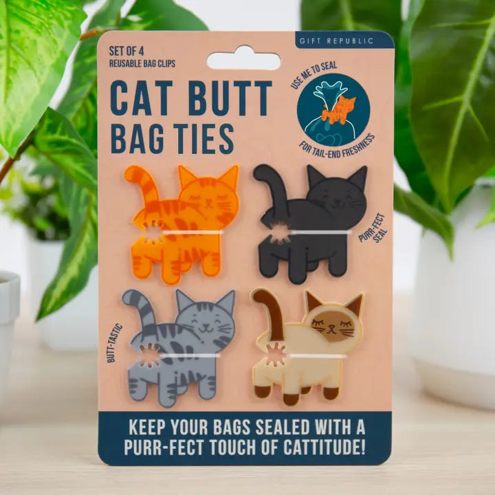 CAT BUTT BAG TIES