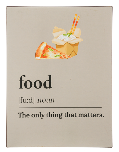 Hangry Foodie Definition Plaques