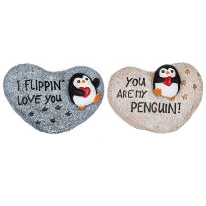 A Penguin Kind of Love - Garden Rocks